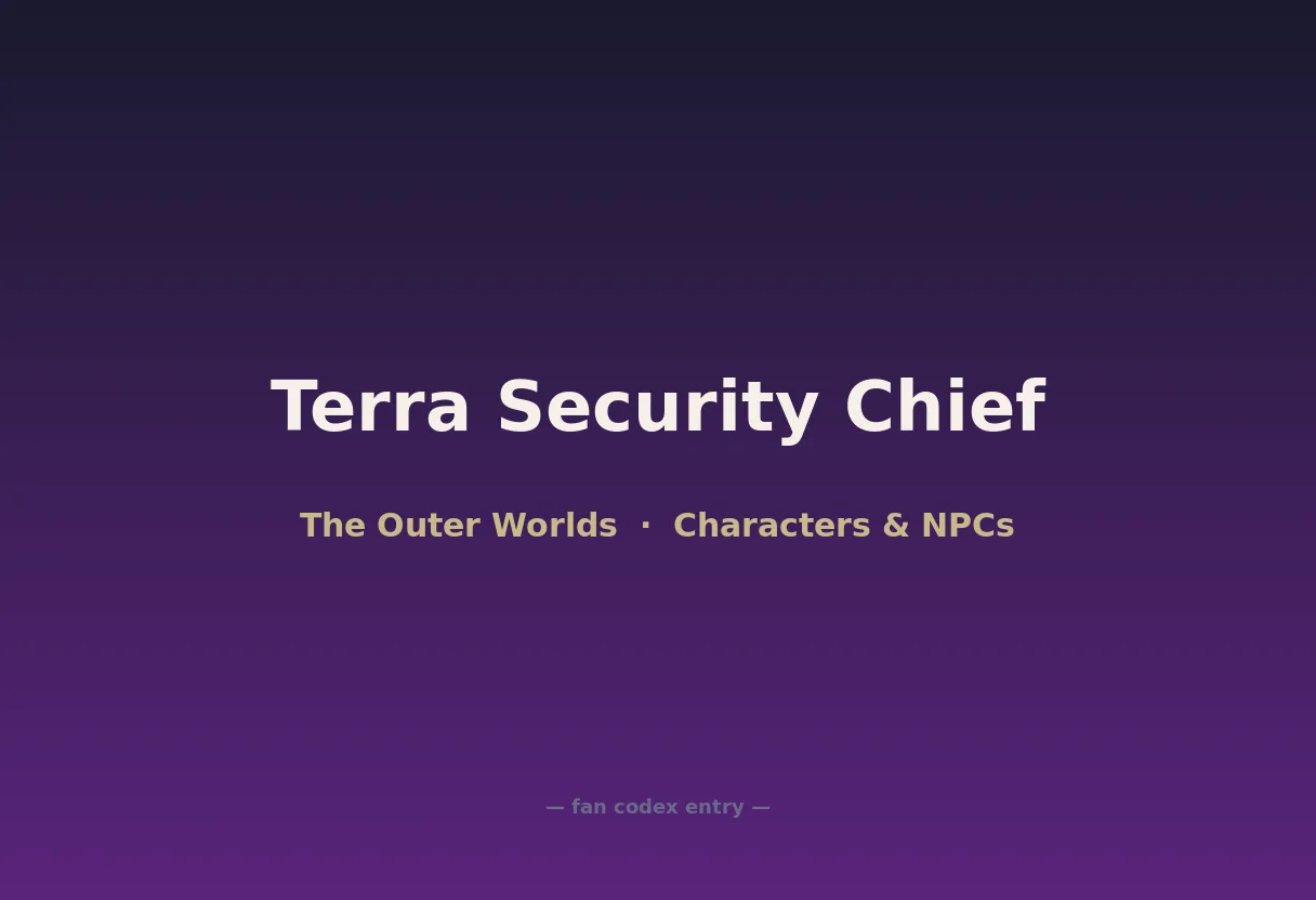 Terra Security Chief
