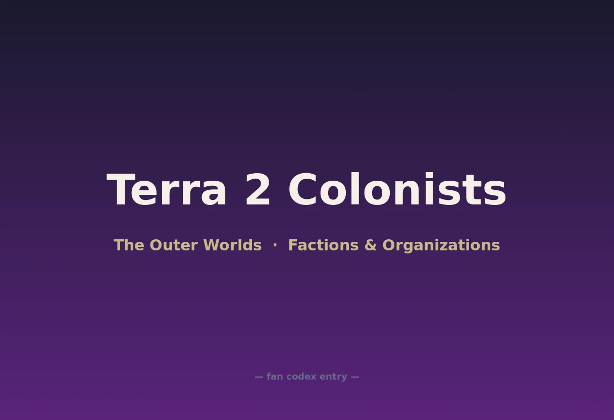 Terra 2 Colonists