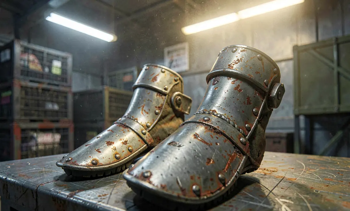 Metal Greaves
