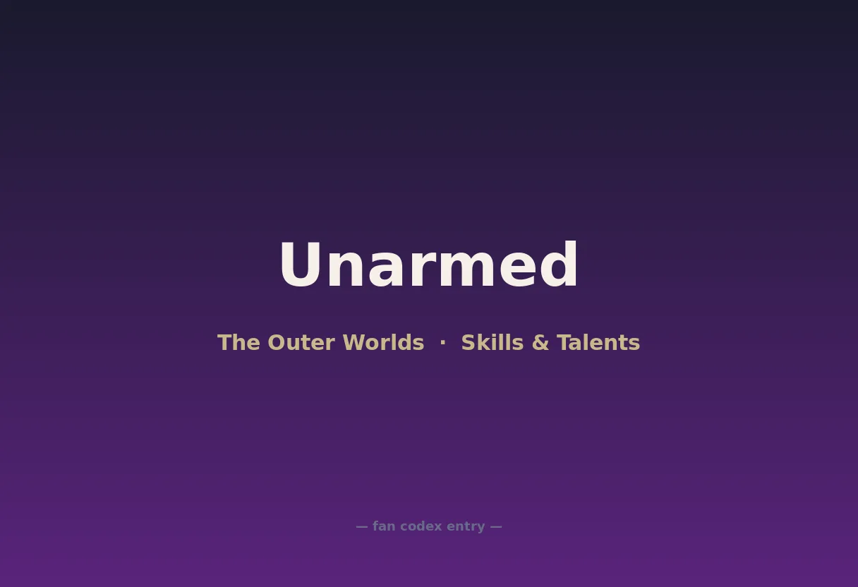 Unarmed