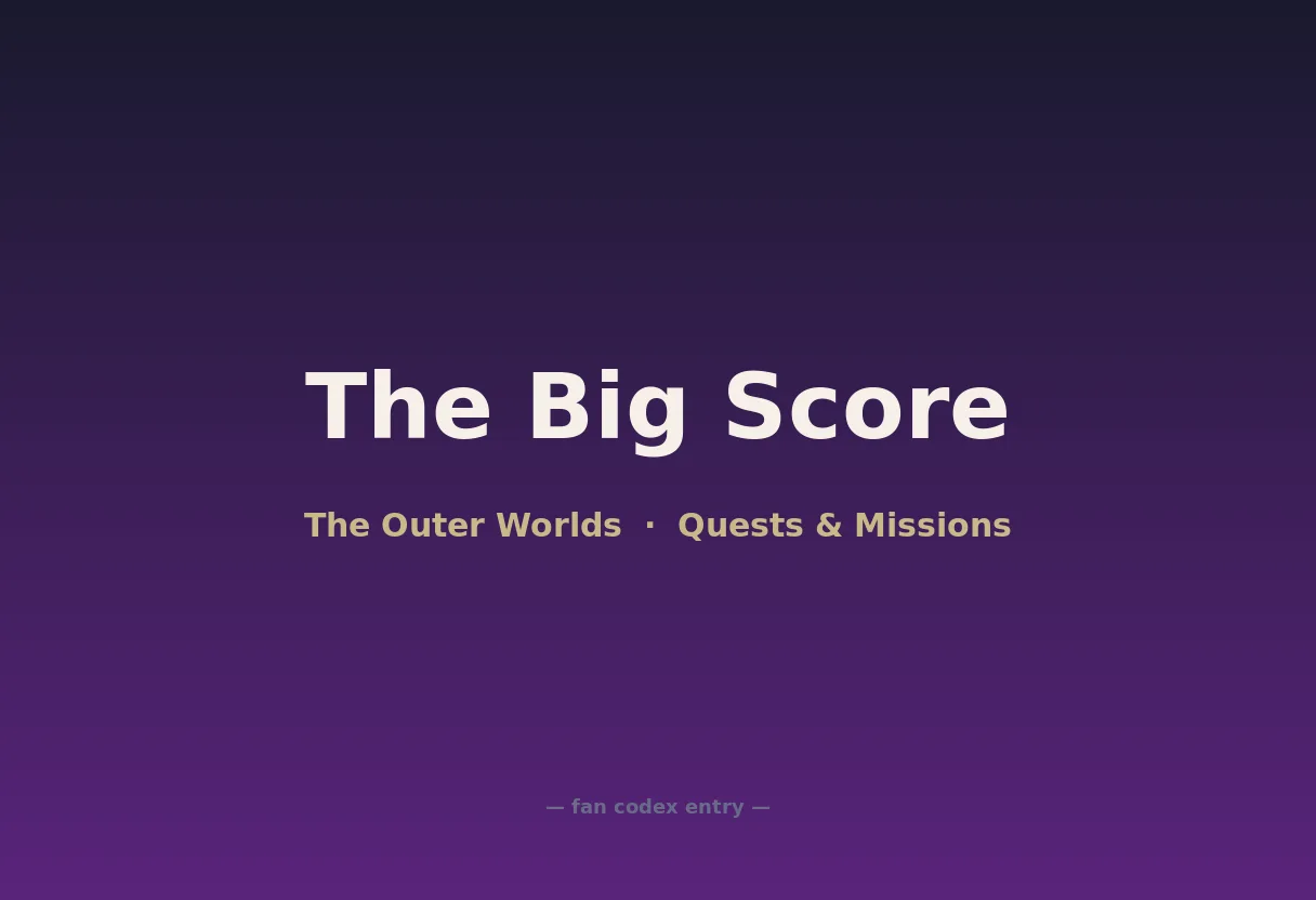 The Big Score