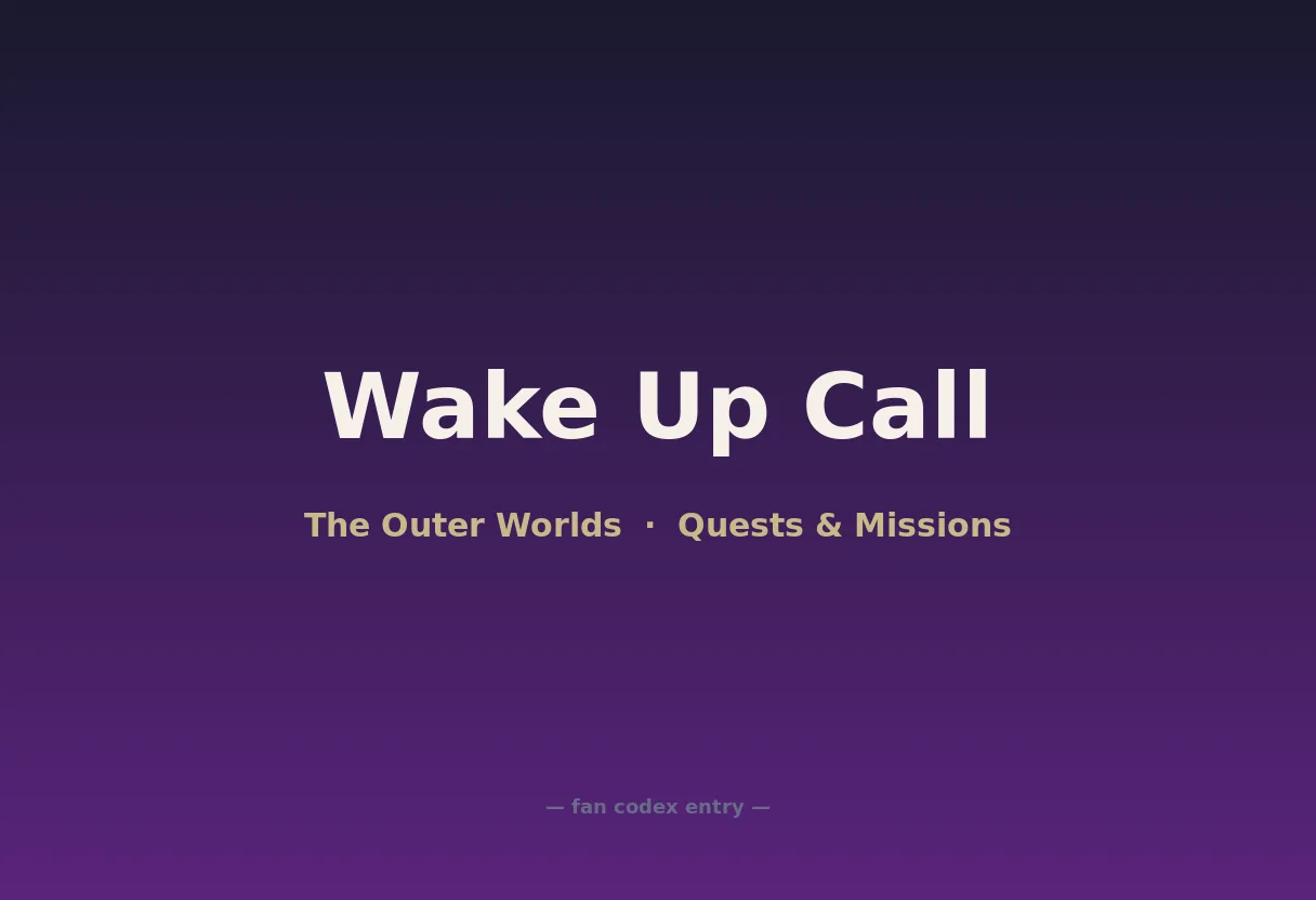 Wake Up Call