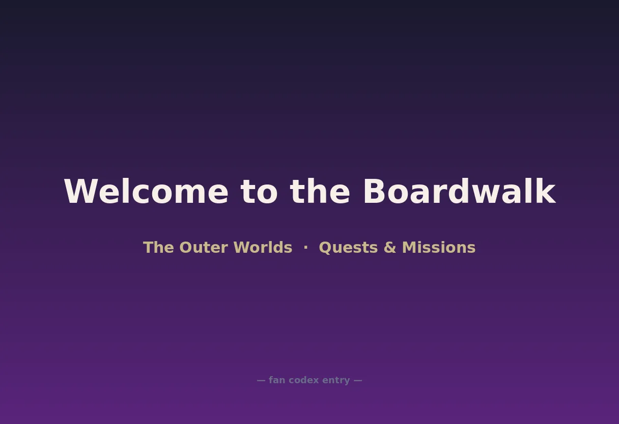 Welcome to the Boardwalk