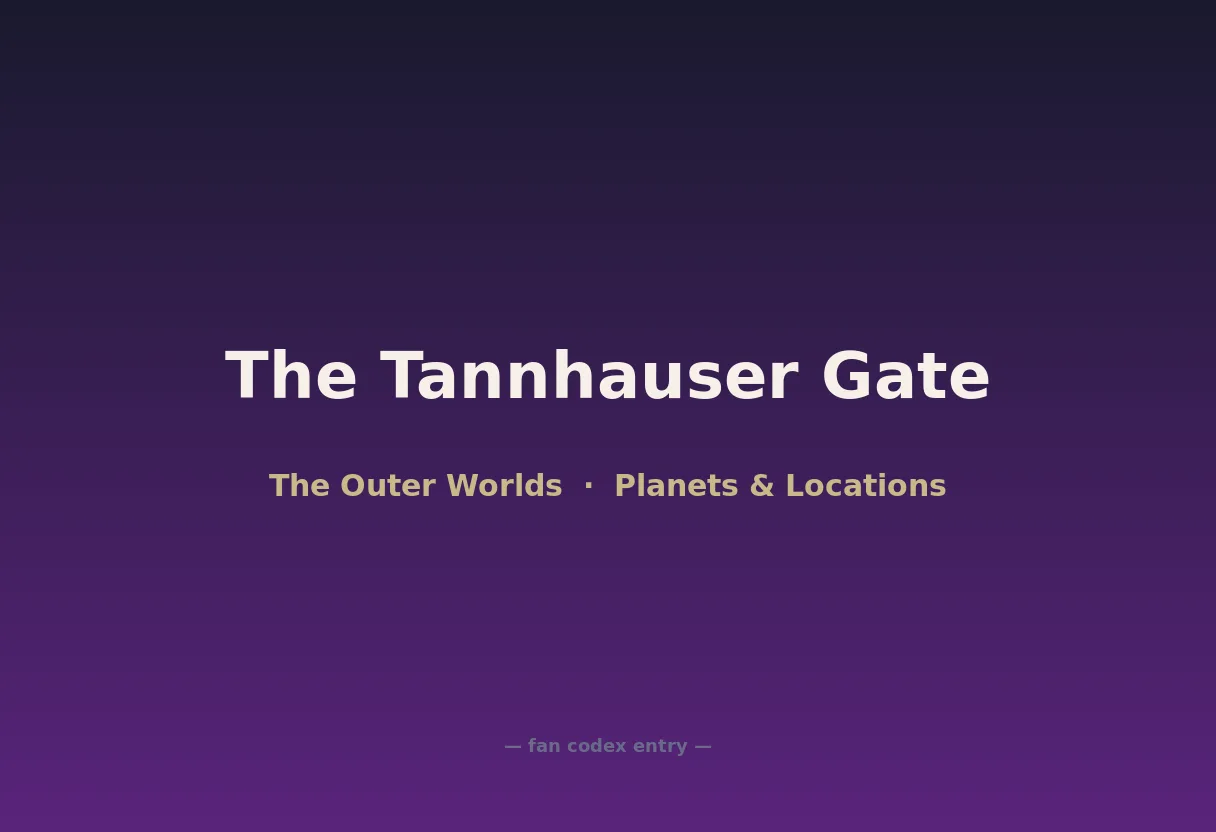 The Tannhauser Gate